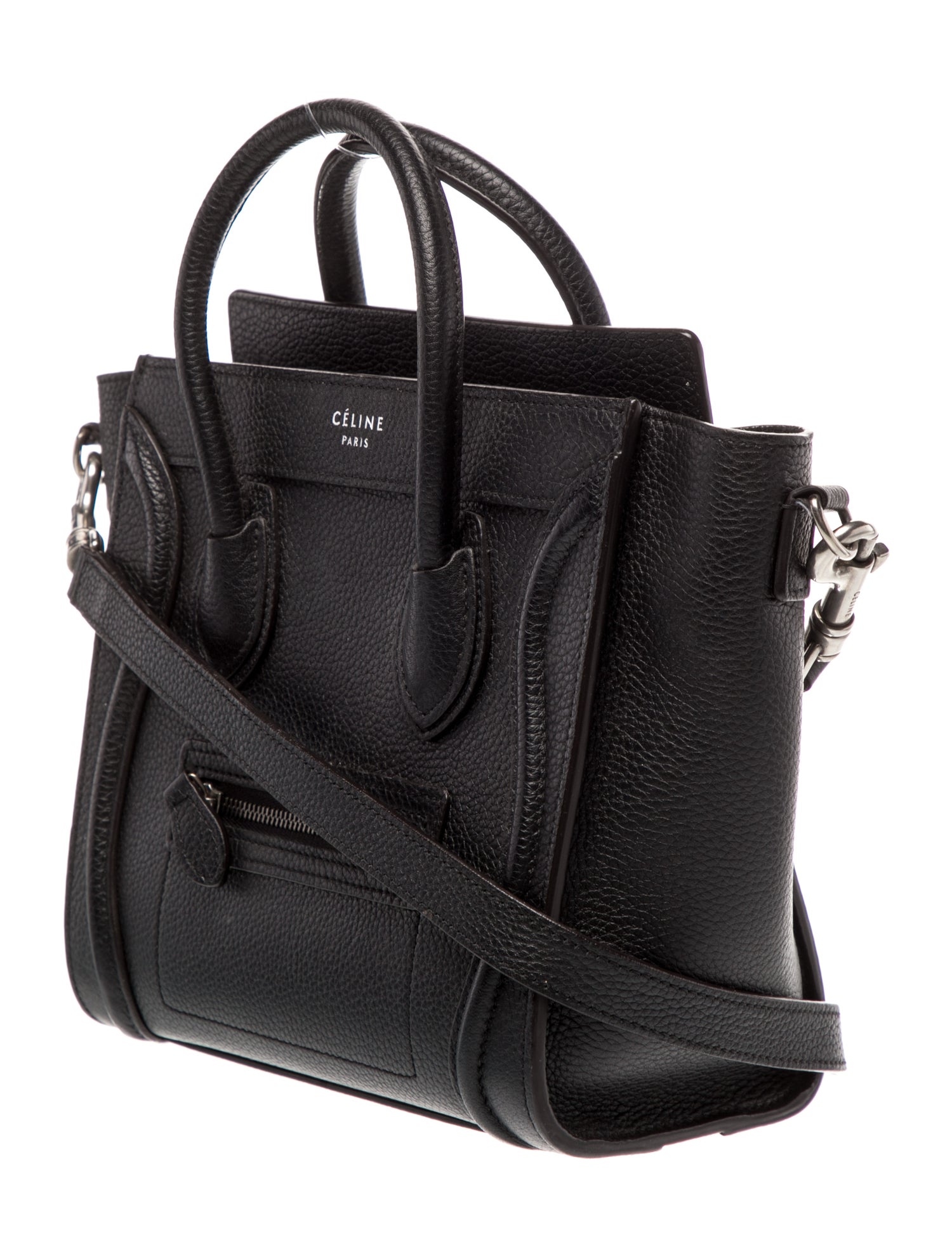 Celine Leather Luggage Nano